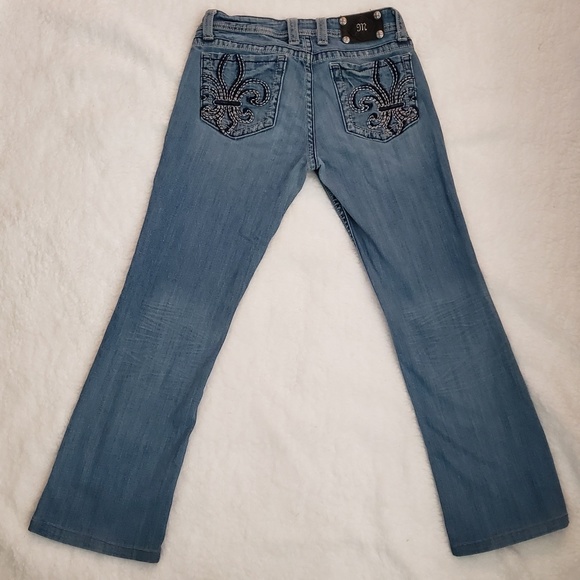 Miss me jeans fleur de lis - Picture 3 of 7